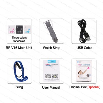 Mini GPS Tracker Children RF-V16 Handfree Talk 2G GSM GPS Locator Tracking Device 12days Standby SOS Call Voice Monitor Free APP