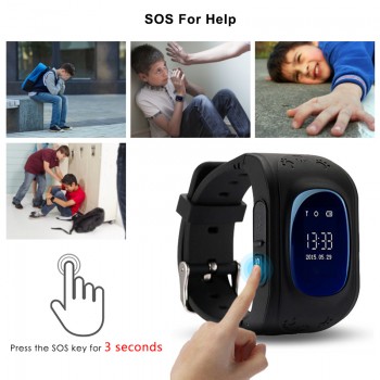 Q50 Kids OLED GPS Smart Watch SOS WIFI GPS Tracker Children Listening Locator Device Anti-Lost Wristwatch For IOS Android PK Q90