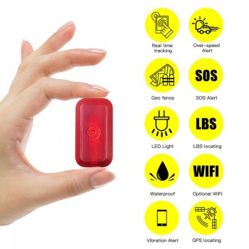VJOYCAR Waterproof Mini GPS Tracker For Car Motorcycle Pet Children Bike Dog Cat Vehicle Kids Elderly Locator FREE Software APP