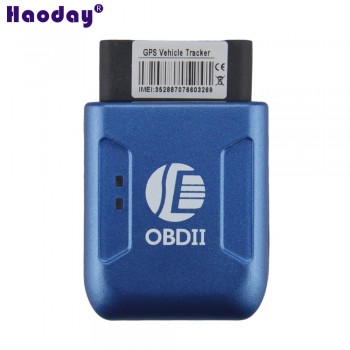 Mini GPRS Car Tracker OBD II TK206 Real Time Car Tracking Device with Geo-fence Protect Anti-theft Vibration Alarm Locator