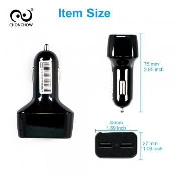 CHONCHOW Mini GPS Tracker Car Charger for Phone Buitl in GPS Listening Device GPS+AGPS+LBS Location Tracking White and Black