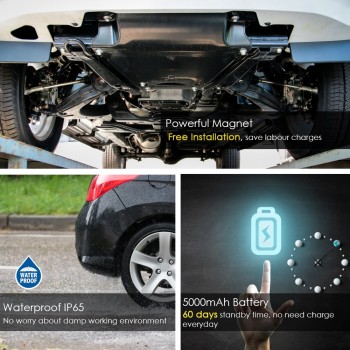 3G GPS Car Tracker TKSTAR TK905-3G 60 Days Standby Waterproof Magnetic GSM GPS Tracking Tracker Vibrate Alarm FREE APP PK TK905