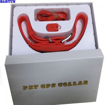 Mini Waterproof Silicon Pets Collar GPS GSM GPRS Tracker Real time Locator GPS+LBS+WIFI Location for Dog Cat Tracking Geofence