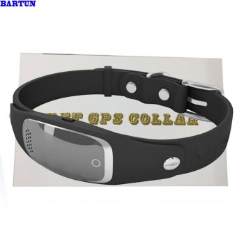 Mini Waterproof Silicon Pets Collar GPS GSM GPRS Tracker Real time Locator GPS+LBS+WIFI Location for Dog Cat Tracking Geofence