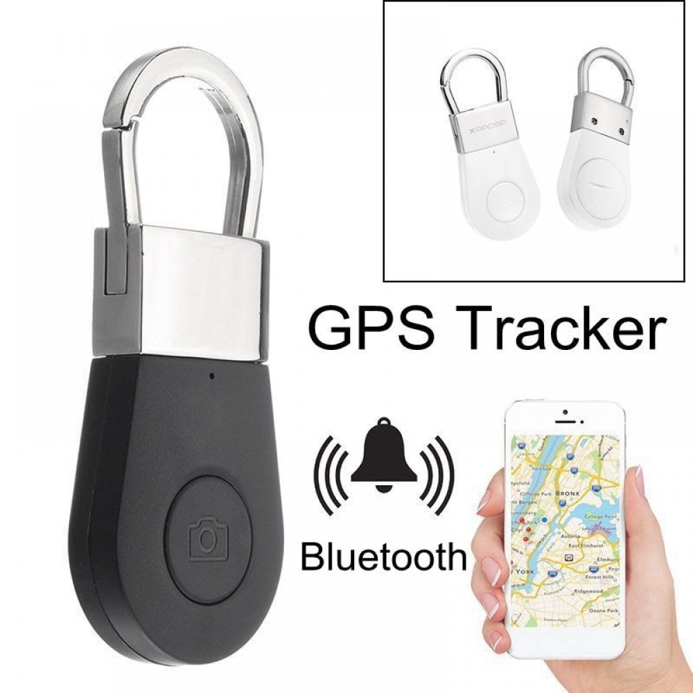 Keychain GPS Tracker R2 Anti-lost Alarm Smart Key Finder Selfie Shutter Bluetooth Locator Tracking Device for Child Pet Elder