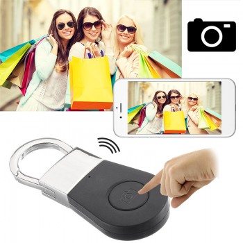Keychain GPS Tracker R2 Anti-lost Alarm Smart Key Finder Selfie Shutter Bluetooth Locator Tracking Device for Child Pet Elder