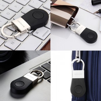 Keychain GPS Tracker R2 Anti-lost Alarm Smart Key Finder Selfie Shutter Bluetooth Locator Tracking Device for Child Pet Elder