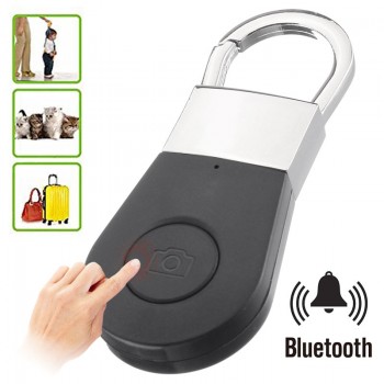 Keychain GPS Tracker R2 Anti-lost Alarm Smart Key Finder Selfie Shutter Bluetooth Locator Tracking Device for Child Pet Elder