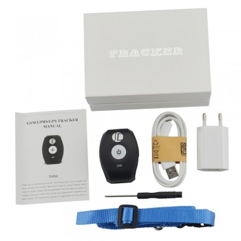 Free Platform TK208 Pets GPS Waterproof GSM Tracker For Dog Cat Real Time Google Map GPS LBS Tracking Device Locator with Collar