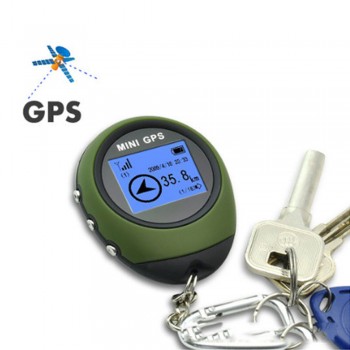 Podofo Mini GPS Tracker Tracking Device Travel Portable Keychain Locator Pathfinding Motorcycle Vehicle Sport Handheld Keychain