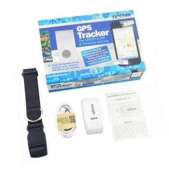 100% Original tkstar Tracker TK909 pet gps gsm gprs tracker Locator GPS Tracking device with collar for dog cat free web APP