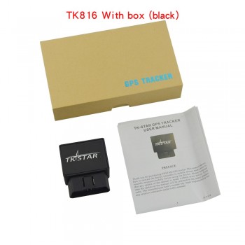 Mini Tracking Device OBD Vehicle Car GPRS GPS Tracker TK816 Accurate positioning Sleep by shock sensor mode sleep by time mode