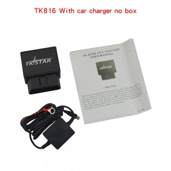 Mini Tracking Device OBD Vehicle Car GPRS GPS Tracker TK816 Accurate positioning Sleep by shock sensor mode sleep by time mode