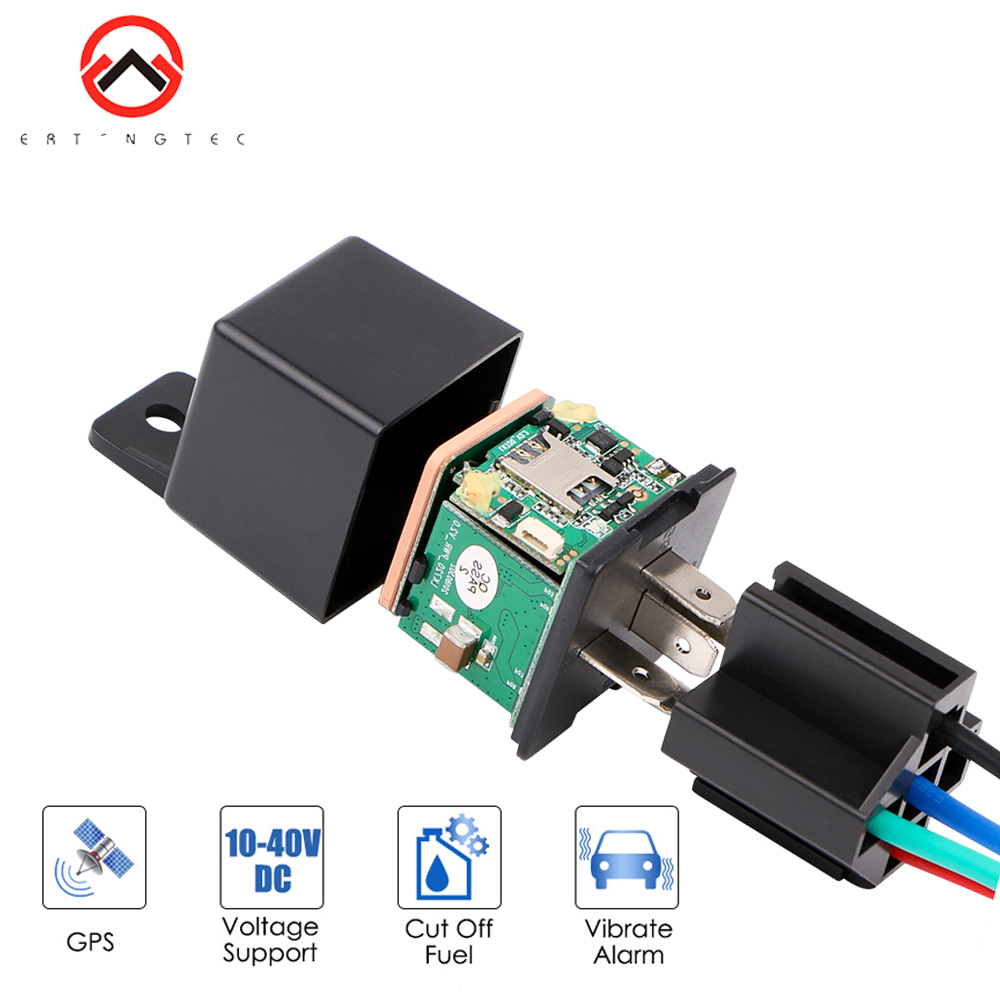 GPS Tracker Car Shock Alarm Car Relay Cut Off Oil Power GPS Vehicle Locator Tracking Device Remote Control Anti-theft Monitoring