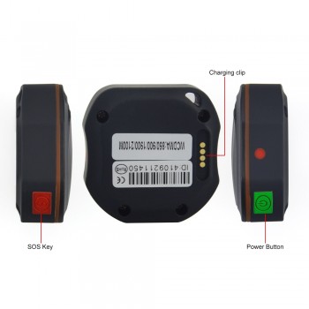 Easy operation 3G WCDMA Mini GPS tracker LK109-3G SOS Real-time tracking For personal Displacement/Low battery/Power off alert