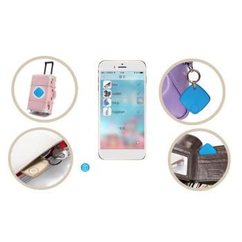 Mini Car Bluetooth Anti-lost Device Multi-function Burglar Alarm Square 4.0 Gray Black Blue Golden White mini gps tracker car