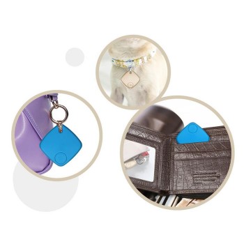 Mini Car Bluetooth Anti-lost Device Multi-function Burglar Alarm Square 4.0 Gray Black Blue Golden White mini gps tracker car