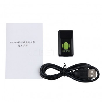 kebidumei Real Time Tracker GF-08 Car GPS Locator SMS/GSM/ GPRS/GPS Network Tracker GSM Listening Device Voice Activated Adapter