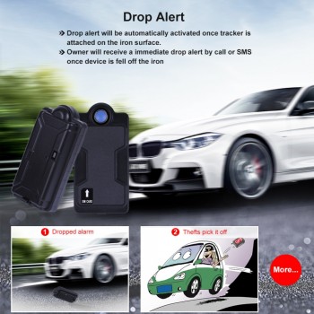 Long Battery GPS Tracker Car Motorcycle Vehicle GPS Locator TK05SE 5000mAh Waterproof Magnet Drop Alert Free Tracking Software