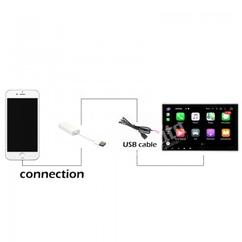 Carplay USB Dongle Adapter  For IPhone Apple Android Auto Radio Music Player