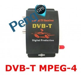 DVB-T Car Digital TV HD MPEG-4 Tuner Receiver Two Antenna 140-200km/h Two Chip Tuner DVB T BOX