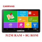 7 inch Car GPS Navigation Capacitive screen WIFI FM AV-IN Built in 8GB/512M Android with New Map Truck vehicle gps Navigator