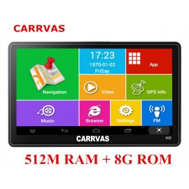 7 inch Car GPS Navigation Capacitive screen WIFI FM AV-IN Built in 8GB/512M Android with New Map Truck vehicle gps Navigator