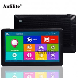 Anfilite 7 inch 800*480 Truck DDR3 256M 8GB windows CE 6.0 GPS Navigation 800M FM bluetooth avin car vehicle MTK GPS Navigator