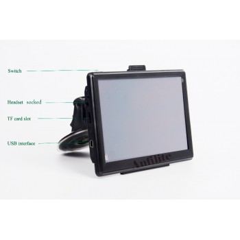Anfilite 7 inch 800*480 Truck DDR3 256M 8GB windows CE 6.0 GPS Navigation 800M FM bluetooth avin car vehicle MTK GPS Navigator