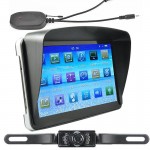 7 inch Car GPS Navigation Sat Nav 256M/8G with Bluetooth AV-IN Free Maps + Wireless Rear View Camera