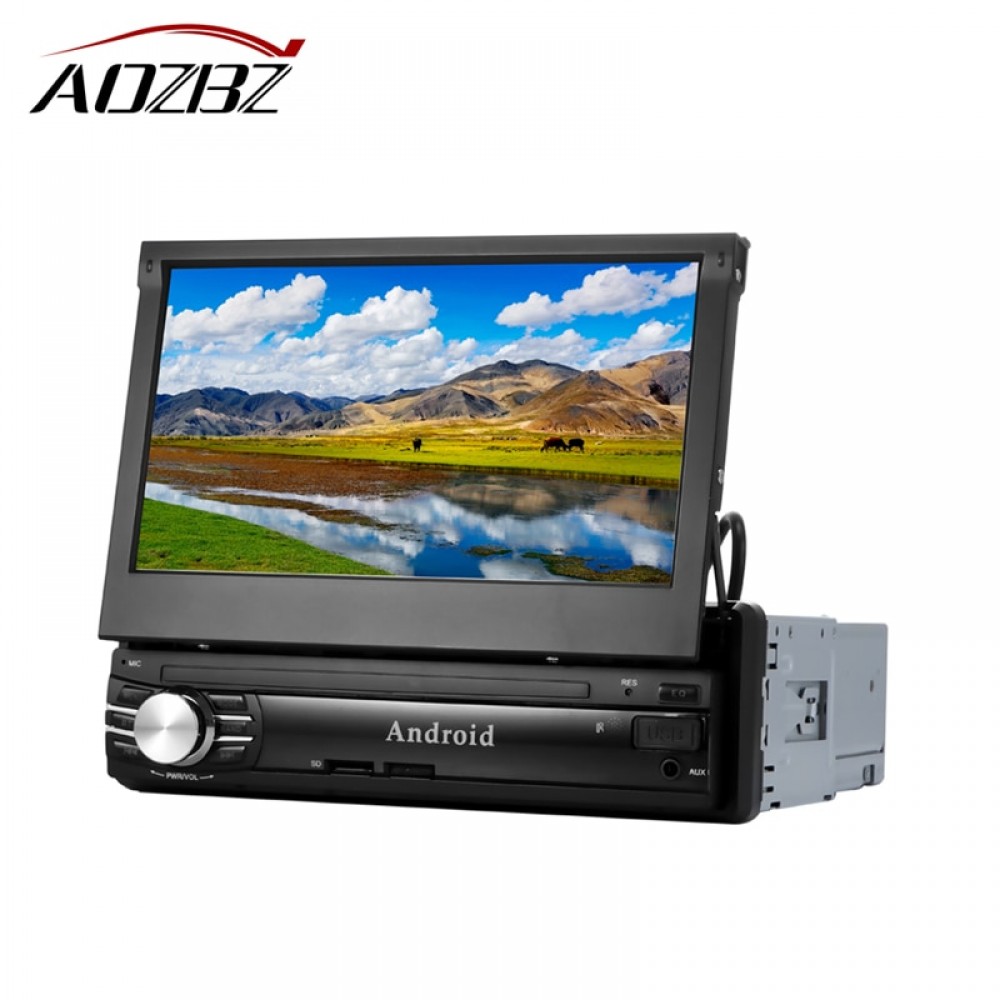 Car Stereo Player Fully Capacitive Touch Screen 1G/16G 7 1 DIN 1080P Autoradio GPS Bluetooth Navigation Reversing Camera