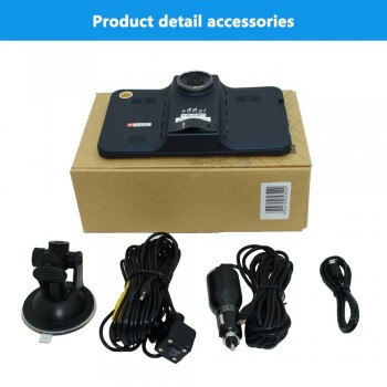 sbhei 7 inch GPS Navigation Android GPS DVR Camcorder 16GB Allwinner A33 Radar Detector Rear View Camera with Night Vision