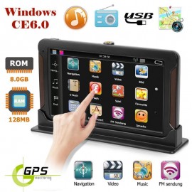 7 inch HD Car GPS Navigation Touch Screen Console 2018 Latest Map Vehicle Truck GPS Navigators Automobile FM