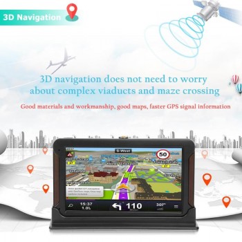 7 inch HD Car GPS Navigation Touch Screen Console 2018 Latest Map Vehicle Truck GPS Navigators Automobile FM