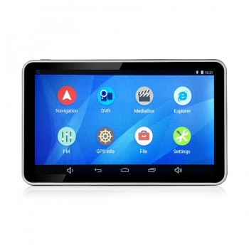 Otstrive 7 inch Android GPS Navigation WiFi Internet 16GB DVR Full HD 1080P Rear View Dual Back Camera DVR Video Recorder GPS