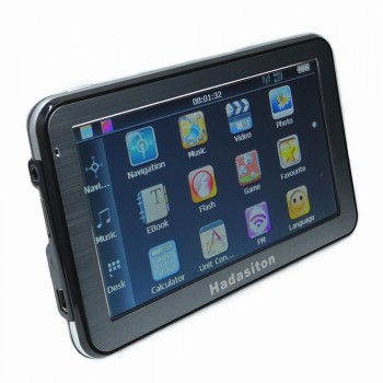 5 Touch Screen  Car GPS Navigation CPU800M 8G Sat Nav FM+Free maps,Bluetooth AV-IN amp;Rearview camera optional