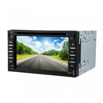 6 2 Din Car DVD USB SD Player GPS Navigation Bluetooth Radio Multimedia HD Entertainment System for Car