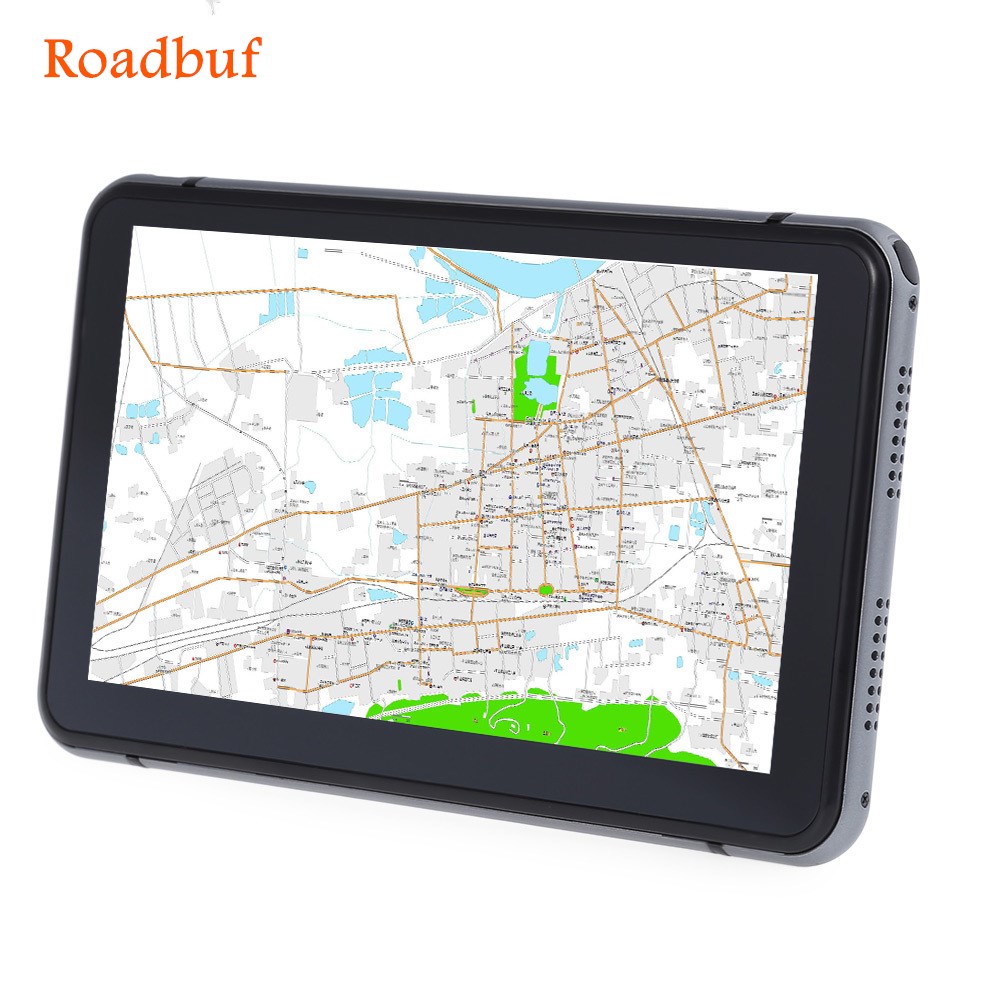 7 inch Touch Screen Car GPS Navigation Player Windows CE 6.0 Truck Vehicle GPS Navigator pre-loaded map 800x480 Resolution Hi-Fi