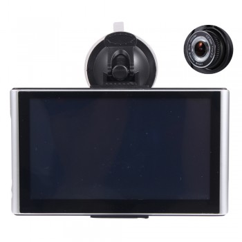7 inch Capacitive Android Car GPS navigator MTK8127 Quad Core 1080P Car DVR Recorder WIFI Bluetooth AV-IN Navigation free maps