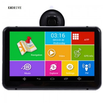 7 inch Android OS 8G 16GB Car GPS Navigation DVR Wifi AV-IN Bluetooth FM transmitter Bundle free latest maps