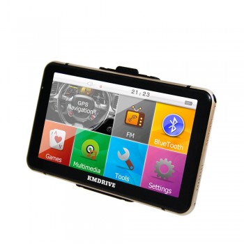 KMDRIVE 7 Touch Screen Car GPS Navigation Bluetooth AV-IN Sat Nav 8GB Russian/EU/Northamp;South America/Asia/Africa/AU NZ Maps