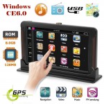 Car Electronics 7 Inch 8G Capacitive Touch Screen Q8 Center Console Car Auto 3D GPS Navigator with FM Transmitter TF Card Slot