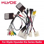Klyde Power Harness with Canbus Decoder Box For KIA Hyundai Car Radio Support Original Amplifier amp; Rear Camera amp; Steering Wheel