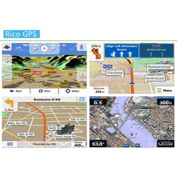 4.3 Inch Screen WinCE 6.0 Car GPS Navigation Radio 8GB 256M Truck Vehicle GPS Navigators Lorry Free Map Upgrade FM Transmit