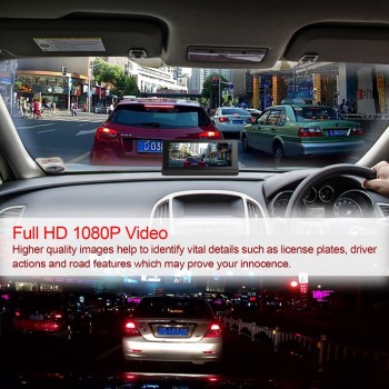 Dealcoo 4G Car GPS Navigation Android 5.1 Bluetooth Free Navitel Europe Maps FHD 1080P Car DVR ADAS Dual Lens Camera Navigator