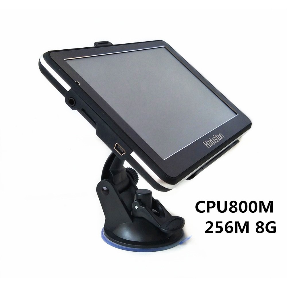 7 INCH SAT NAV HD CAR GPS NAVIGATION CPU 800M 256M/8GB + Bluetooth AV-IN + FM Transmitter+ Free latest maps