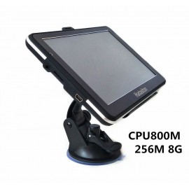 7 INCH SAT NAV HD CAR GPS NAVIGATION CPU 800M 256M/8GB + Bluetooth AV-IN + FM Transmitter+ Free latest maps