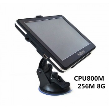 7 INCH SAT NAV HD CAR GPS NAVIGATION CPU 800M 256M/8GB + Bluetooth AV-IN + FM Transmitter+ Free latest maps