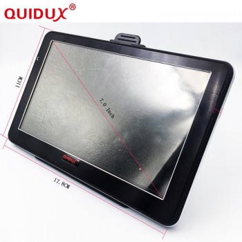 QUIDUX 7 inch Vehicle Windows CE V6.0 GPS Navigation Touch Screen Video Player 1080P Automobile Data Recorder FM transmitter