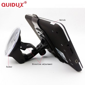 QUIDUX 7 inch Vehicle Windows CE V6.0 GPS Navigation Touch Screen Video Player 1080P Automobile Data Recorder FM transmitter